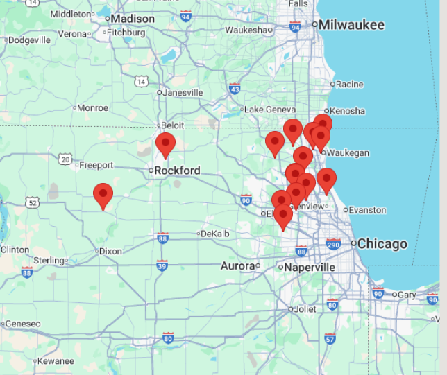 locations map