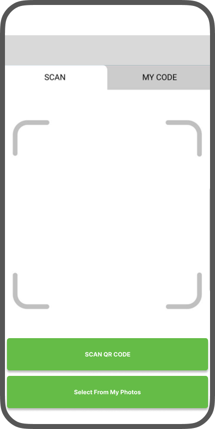 Step 4 scan Zelle QR Code 